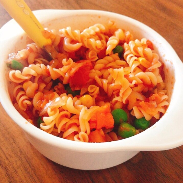 超絶簡単トマトソースを使った子供用パスタ レシピ 作り方 By Emi S Kitchen 楽天レシピ 超絶簡単トマトソースを使った子供用パスタ レシピ 作り方 By Emi S Kitchen 楽天レシピ